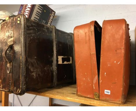 Trunk and a suitcase
