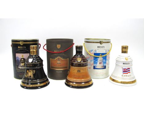 Whisky - Bell's Commemorative Wade Porcelain Bell Scotch Whisky Decanter "1991 Year Of The Sheep" 12 Years Old, 75cl, 43% Vol