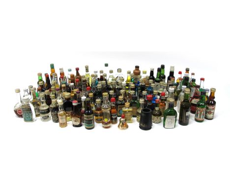 Spirit &amp; Other Miniatures - including, Bols, Liqueurs, Gin, Courvoisier, Amaretto, etc.