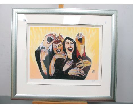 AFTER TODD WHITE (American, b.1969) *ARR If I Didn't Laugh I'd Cry, giclée limited edition 43/95 print, signed in pencil and 