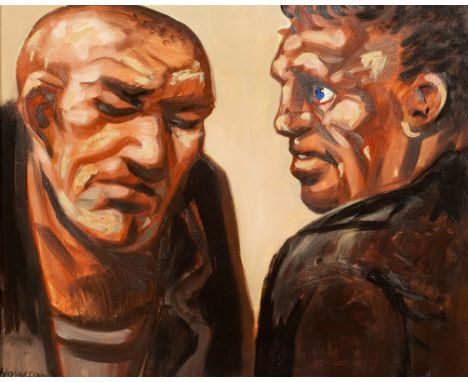  * PETER HOWSON OBE, THE SWITCH oil on canvas, signed 60cm x 75cm Framed 