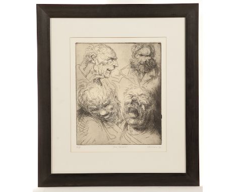  * PETER HOWSON OBE, ALL SAINTS (FROM THE LONDON UNDERGROUND SERIES) artists proof on paper, signed, dated `98 in pencil 33cm