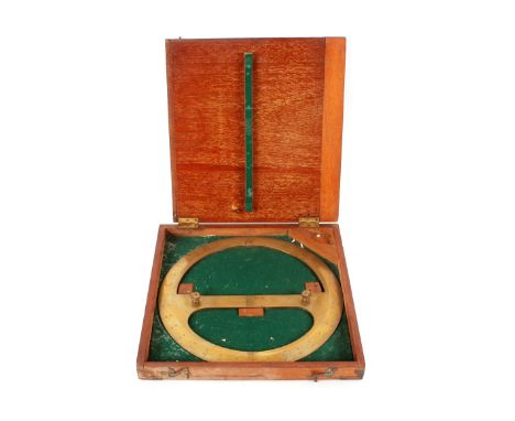 A WW2 period military protractor&nbsp;in box,&nbsp;by Sutton and Straker Ltd.&nbsp;