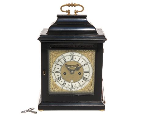 England, signed John Austin, Shoreditch, London, pull quarter striking, ca. 1690, movement with double fusee on strings, quar