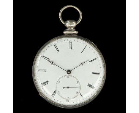 silver, with chronometer movement, diameter 58 mm., weight 73 grams