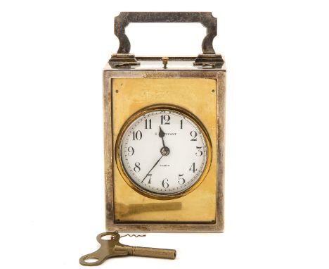 Art Deco, signed Dupont a Paris, 1920 - 1930, with alarm clock, height 12 cm.