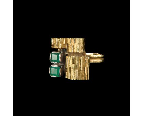 18 kt. gold, ring size 17