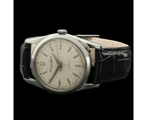 brand IWC, automatic, case diameter 33 mm., on leather strap