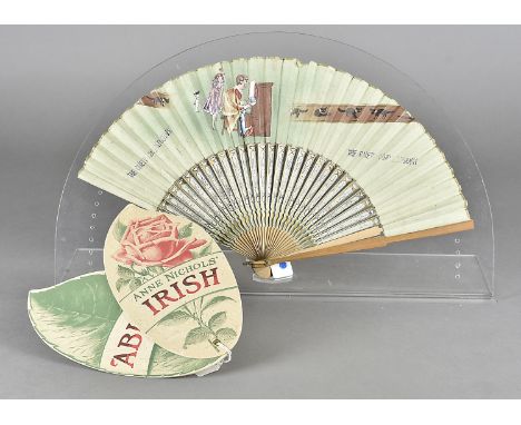 An Exclusive commemorative fan for the Barber of Seville, made by the FANS Ltd and given to guests of Mademoiselle Blanchet  