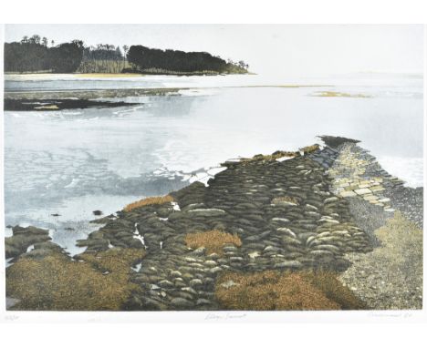 Phil Greenwood, limited edition print, Lleyn Sunset, signed to border, dated 1980, 41/350, 32 cm x 47 cm