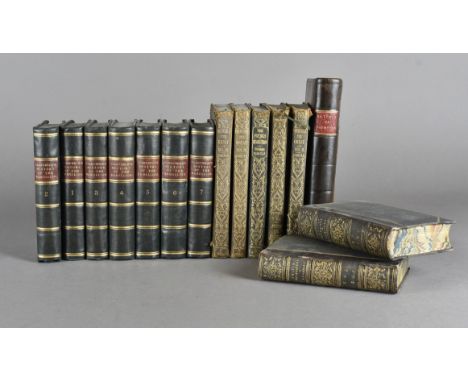 A collection of various 18th Century and later volumes, including Leonardo Da Vinci 'A Treatise of Painting' translated from 