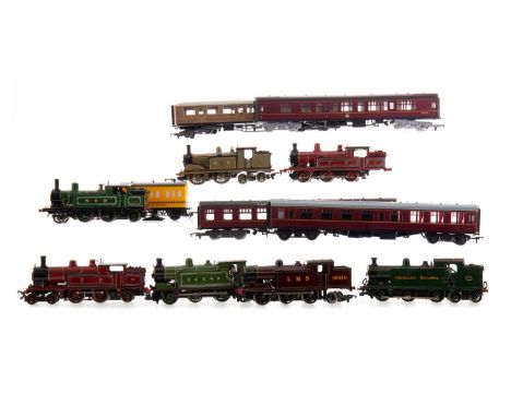 MODEL RAILWAY,varied locomotives including Hornby, Lima and kit built, also shells and chassis, varied condition, completion 