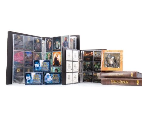 THE LORD OF THE RINGS TOPPS COLLECTOR'S CARDS,a #1-162 set, also Prismatic Foil cards, three sets of Action Flipz 3D cards, f