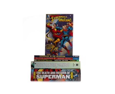 DC COMICS, THE DEATH AND RETURN OF SUPERMAN OMNIBUS,along with Superman in the Seventies, All Star Superman, Superman vs Shaz