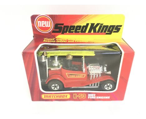 A Boxed Matchbox Hot Fire Engine K-53.