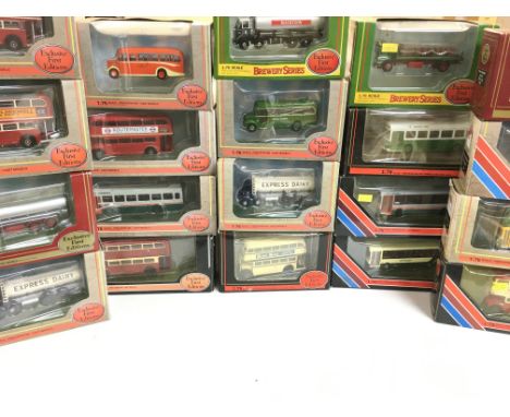 A Box Containing a Collector of Exclusive First Edition. Buses. Lorrys. No Reserve.