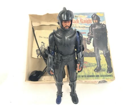 A Boxed Marx Toys Black Knight. Parts Missing/Damaged. NO RESERVE