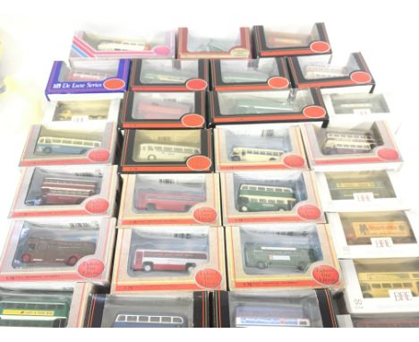 A collection of 28 Exclusive First Editions models on original packaging mainly buses