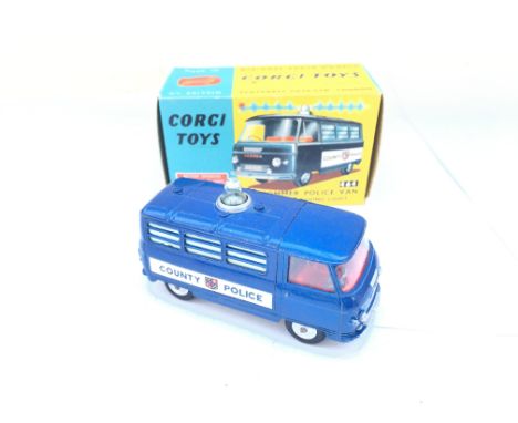 A Boxed Corgi Commer Police Van With Flashing Light #464.
