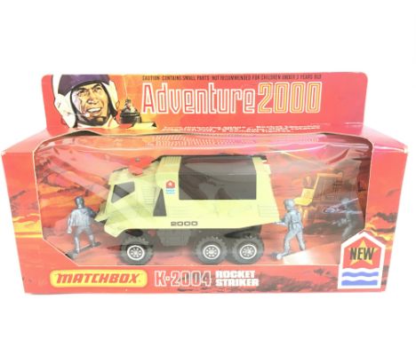 A Boxed Matchbox Adventure 2000 Rocket Striker # K-2004. Un punched.