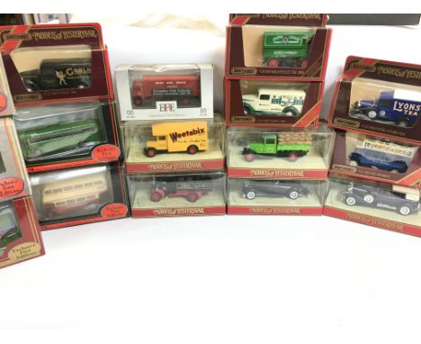 A Box Containing a Collection of Boxed Matchbox Models Of Yesteryear. Exclusive First Editions. Vanguards. Atlas. Etc.