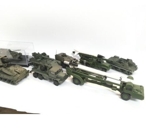 A Collection of Solido and Dinky Missile Launchers etc.