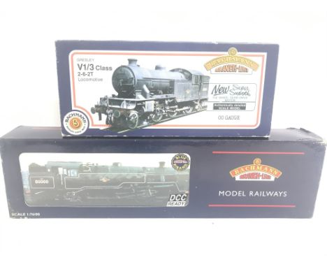 2 X Boxed Bachmann Locomotives including a L.N.E.R Green #31-600. And a 4MT Standard Tank 80079 BR Black #32-357 DCC Ready.