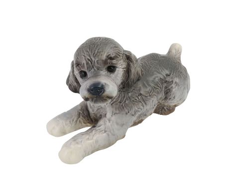 GOEBEL 'Pudel', 20. Jhd. Polychrom staffierter Pudel, H. ca. 14,5cm, L. ca. 25. | GOEBEL 'Poodle', 20th c. Polychrome painted