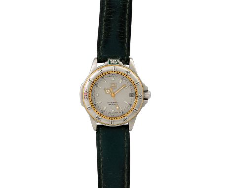 TAG HEUER Vintage 4000, Ref.699.713 KA. Armbanduhr. Edelstahl. Automatic-Werk, Kaliber 1.93 (ETA 2824-2). Lederband mit Stift