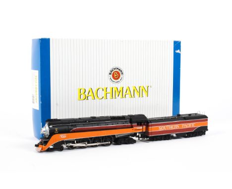 A OO gauge Bachmann. 11302 HO SP. 4.8.4. w/s smoke HD, Light and tender steam locomotive (GS4 Daylight) # 4446 Condition Repo