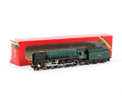 A boxed Hornby OO gauge locomotive and tender. R.065 BR 2-10-0 "EVENING STAR" Locomotive and Tender