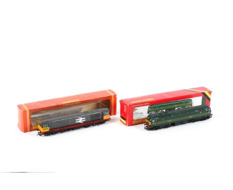 Two boxed Hornby OO gauge Deisel Engines. R. 250 BR Class 58 Co-Co diesel and a R.073 B.R. Class 47 Diesel Locomotive