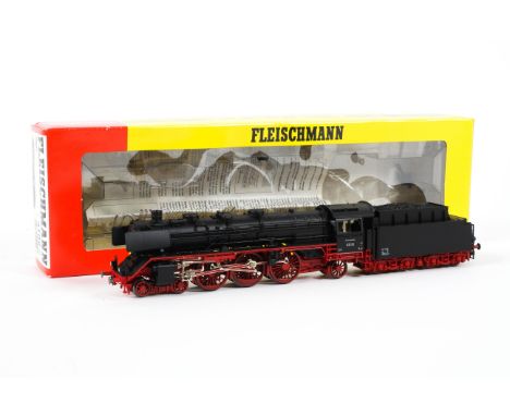 A boxed OO gauge FLEISCHMANN 4102, locomotive and tender. Condition Report: IN MINT CONDITION