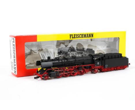 A boxed OO gauge FLEISCHMANN 4130, locomotive and tender. Condition Report: IN MINT CONDITION