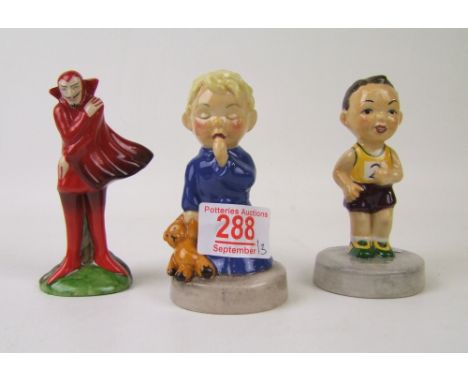 Carltonware Carlton Kids Boxed Figures: Limited Edition Mophisto, Marathon Boy &amp; Time For Bed(3) 