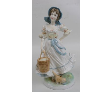 Royal Worcester limited edition  The milk maid figurine: 