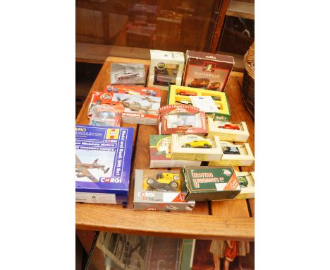 Collection of boxed Model Vehicles 