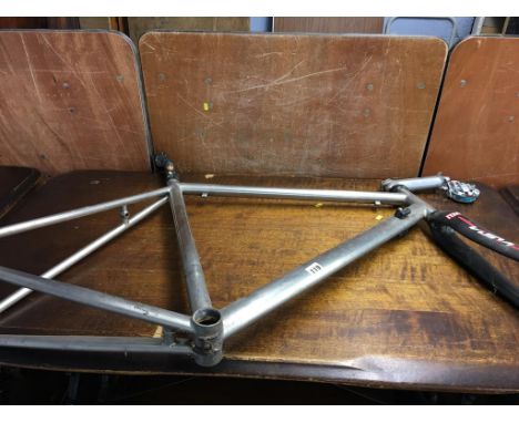 A Titanium? bike frame