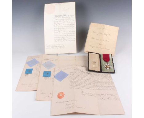 A Companion (Military Division) of the Order of the Bath, with the original Garrard &amp; Co case, the bestowal to Colonel Wi