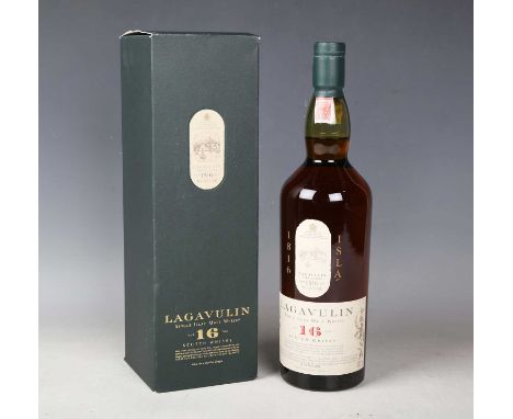 Lagavulin Single Islay Malt Scotch Whisky, Aged 16 Years, boxed (1).