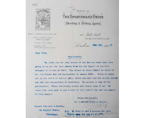 A large collection of scarce later 19th century and mainly early to mid 20th century shooting related ephemera connected with