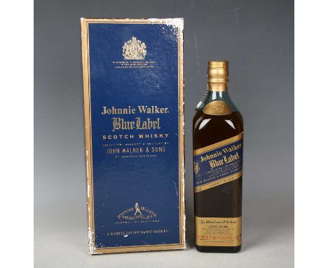 Johnnie Walker Blue Label Scotch Whisky, boxed (1).