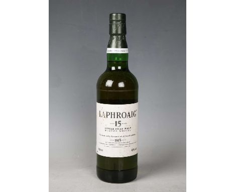 Laphroaig Single Islay Malt Scotch Whisky, Aged 15 Years (1).