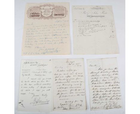 A collection of mainly early to mid-20th century ephemera relating to shooting, game hunting and cartridges, including billhe