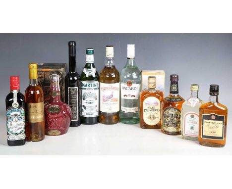 Chivas Royal Salute Blended Scotch Whisky (1), Chivas Regal Premium Scotch Whisky (1), Glen Drummond Scotch Whisky (1), and o