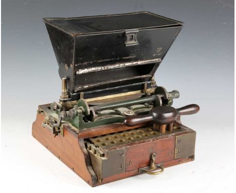 A scarce late 19th century Dixon &amp; Simpson's Patent counter-top cartridge loading machine by James Dixon &amp; Sons, Shef