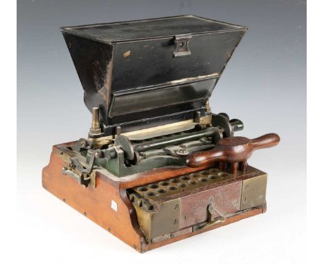 A scarce late 19th century Dixon &amp; Simpson's Patent counter-top cartridge loading machine by James Dixon &amp; Sons, Shef