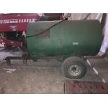 3000l Tractor Diesel Bowser, electric pump, Inline diesel filter.