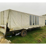 VHS curtain side slewing washing cart, year 2006. Stored near Goring Heath, Reading.