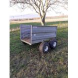 Logic Quad Trailer, had new tyres and floor. Stored near Badingham, Suffolk.